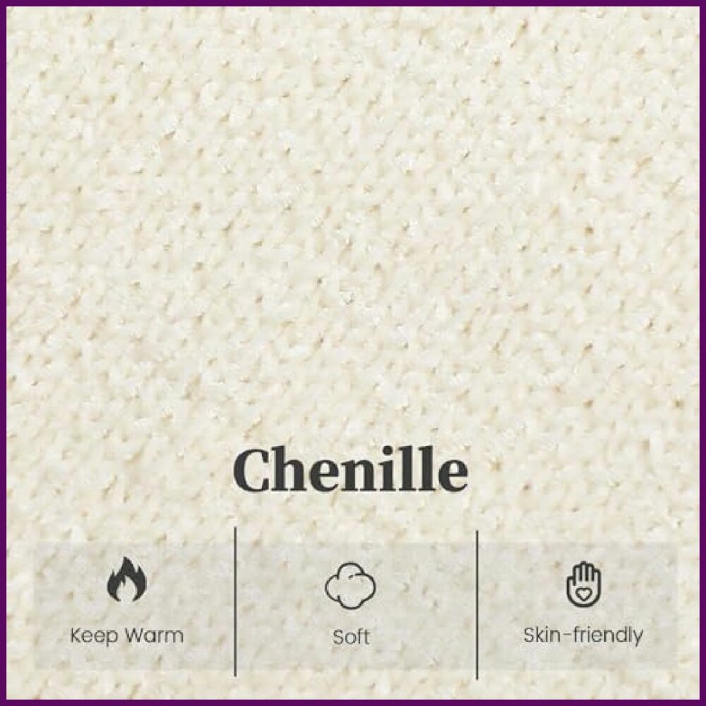 Chenille Winter Set: Touchscreen Gloves, Scarf, B… - image 3